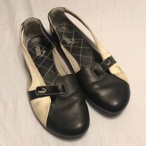 PUMA sandal black and cream